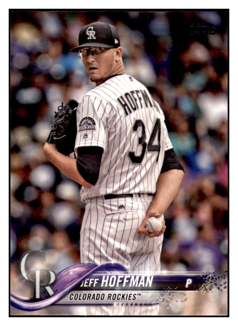 2018 Topps Jeff Hoffman Colorado Rockies Baseball Card DPT1D simple Xclusive Collectibles