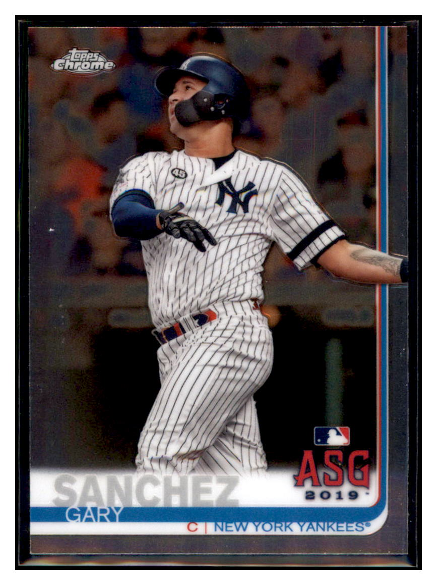 2019 Topps Chrome Update
Gary Sanchez ASG New York
Yankees Baseball Card DPT1D simple Xclusive Collectibles
