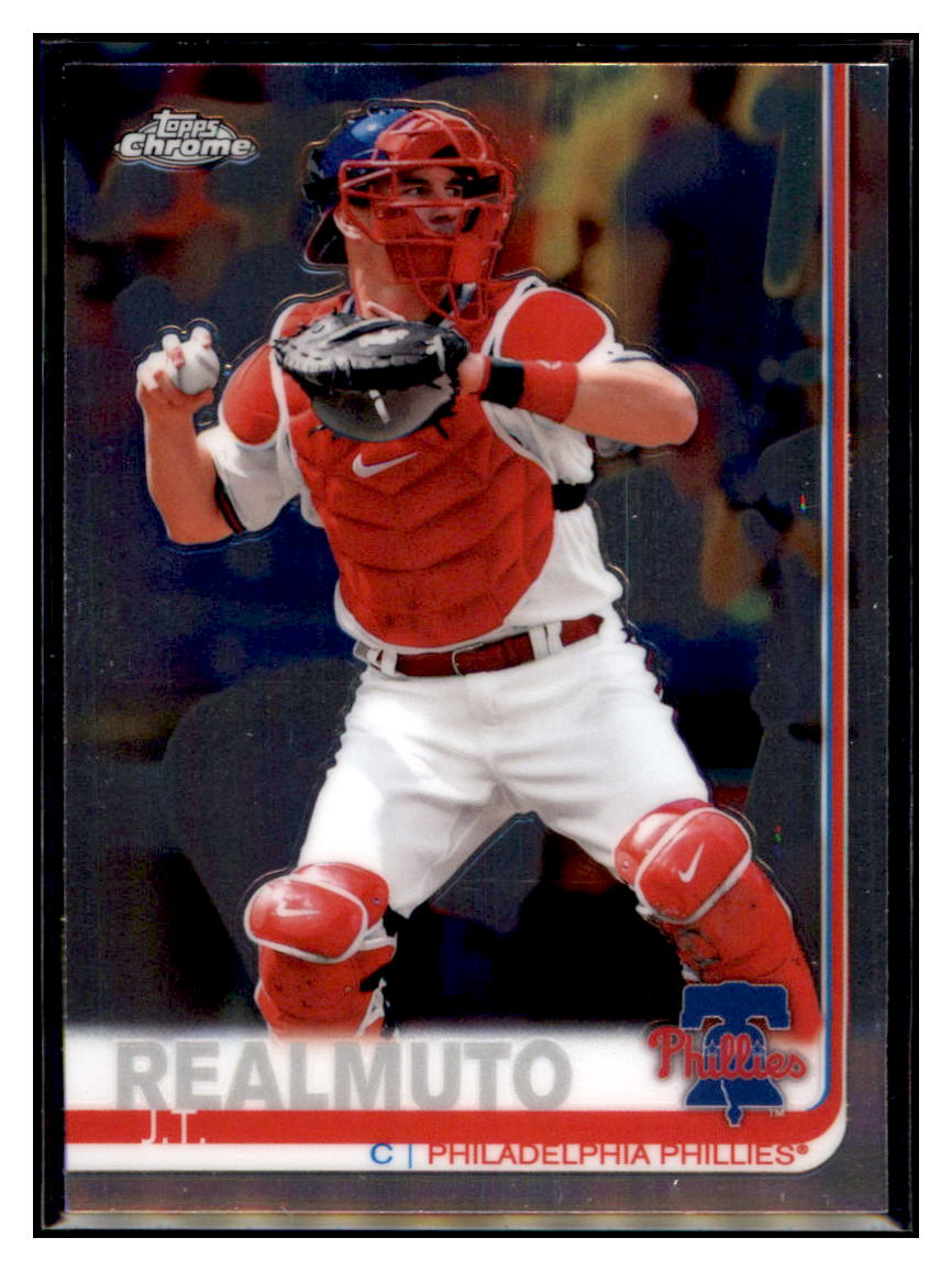 2019 Topps Chrome Update
Edition J.T. Realmuto Philadelphia
Phillies Baseball Card DPT1D simple Xclusive Collectibles