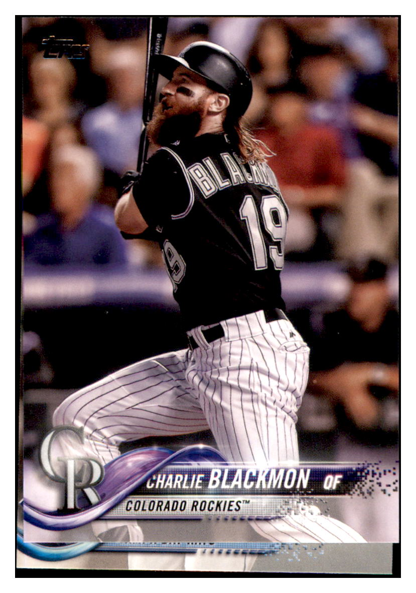 2018 Topps Charlie
Blackmon Colorado Rockies Baseball
Card DPT1D simple Xclusive Collectibles