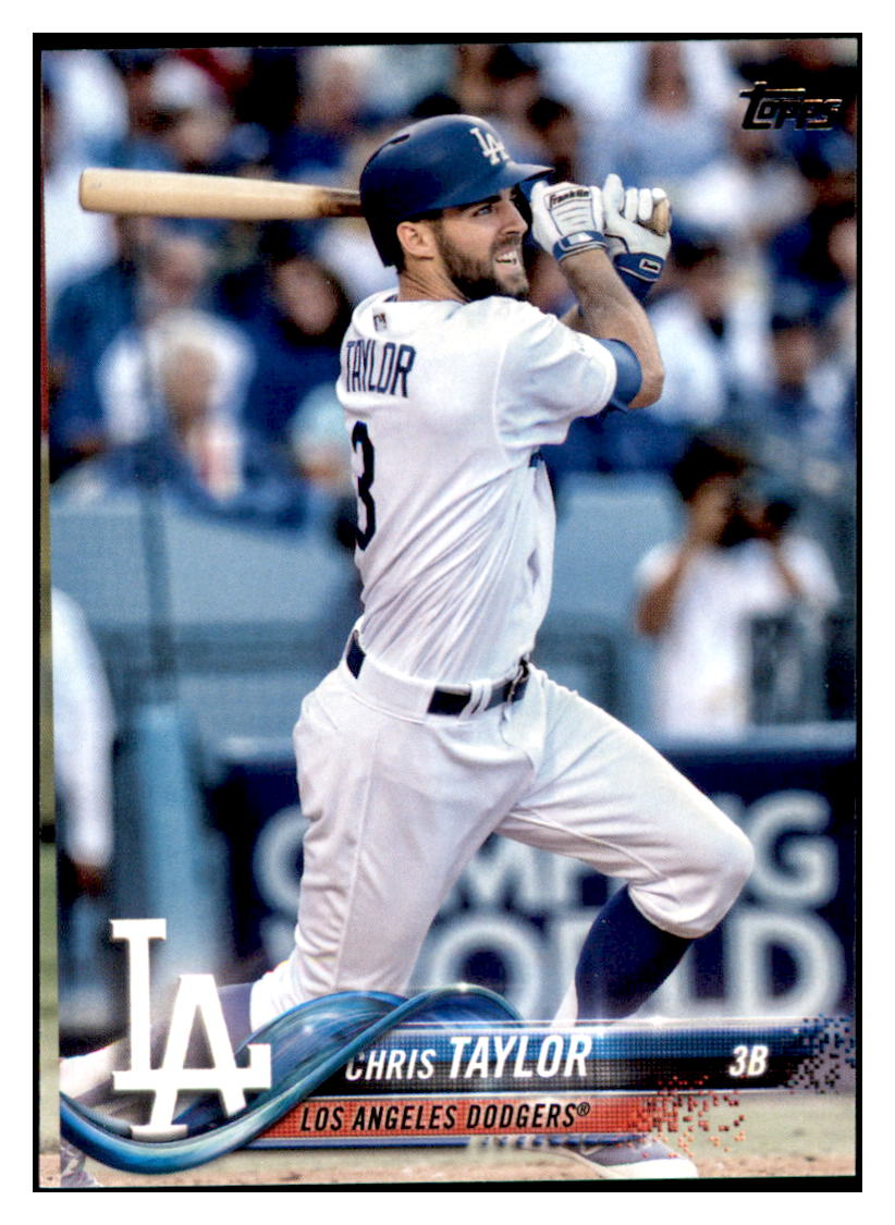 2018 Topps Los Angeles
Dodgers Chris Taylor Los Angeles
Dodgers Baseball Card DPT1D simple Xclusive Collectibles