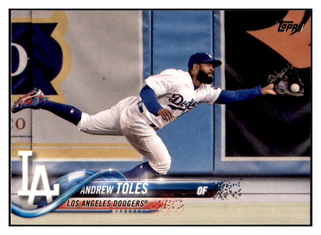 2018 Topps Andrew Toles Los Angeles Dodgers Baseball Card DPT1D simple Xclusive Collectibles
