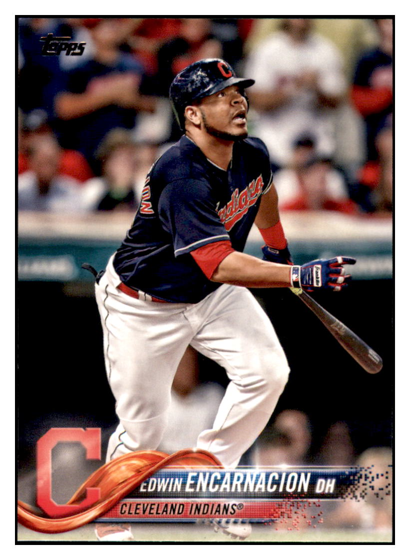 2018 Topps Edwin
Encarnacion Cleveland Indians
Baseball Card DPT1D simple Xclusive Collectibles