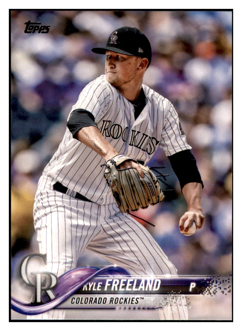 2018 Topps Kyle
Freeland Colorado Rockies Baseball
Card DPT1D simple Xclusive Collectibles