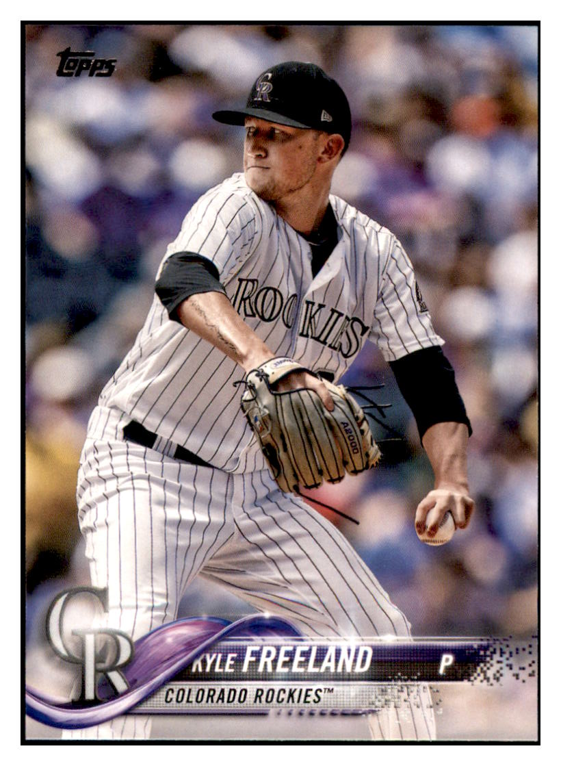 2018 Topps Kyle Freeland Colorado Rockies #586 Baseball Card DBT1D