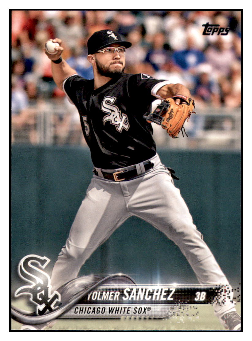 2018 Topps Yolmer
Sanchez Chicago White Sox Baseball
Card DPT1D simple Xclusive Collectibles