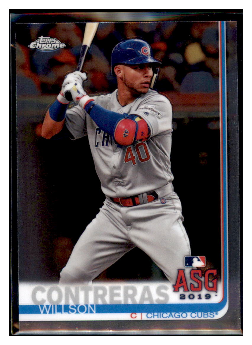 2019 Topps Chrome Update
Edition Willson Contreras ASG Chicago
Cubs Baseball Card DPT1D simple Xclusive Collectibles