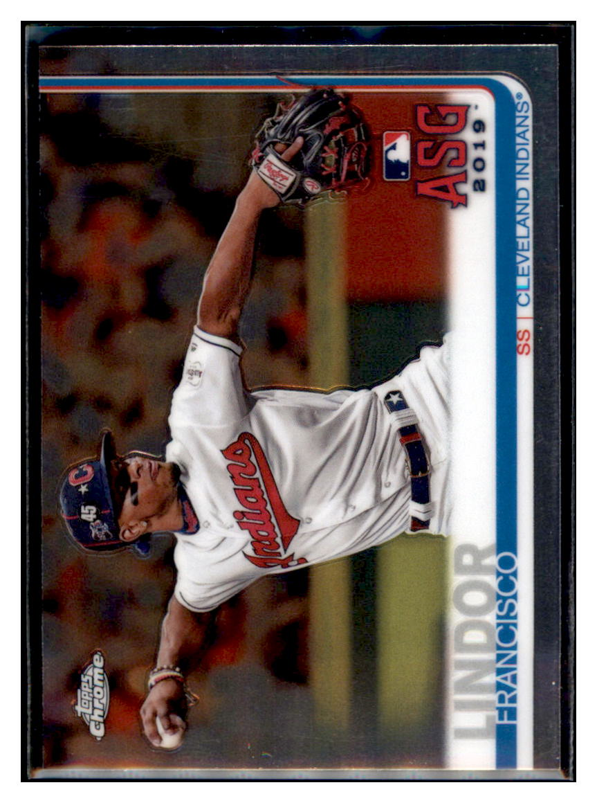 2019 Topps Chrome Update
Edition Francisco Lindor ASG
Cleveland Indians Baseball Card DPT1D simple Xclusive Collectibles