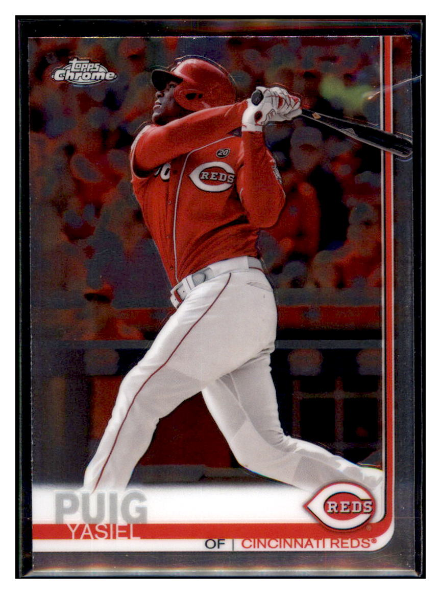 2019 Topps Chrome Update
Yasiel Puig Cincinnati Reds
Baseball Card DPT1D simple Xclusive Collectibles