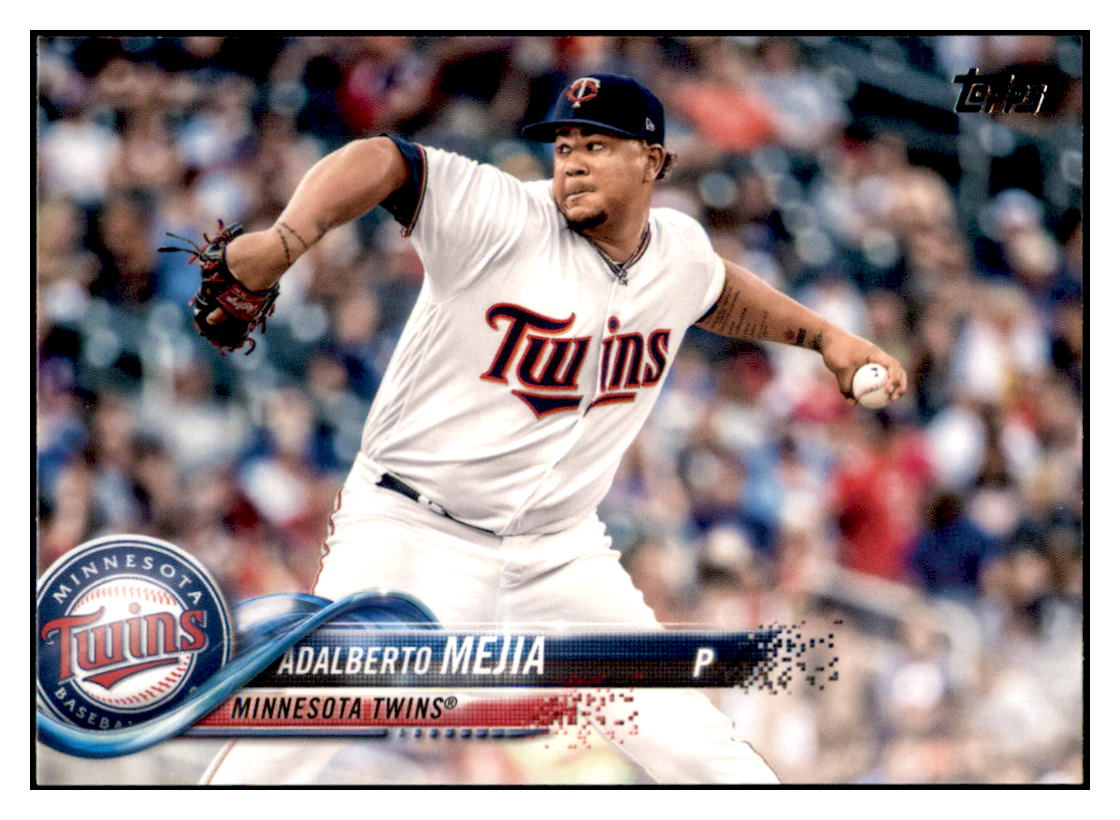2018 Topps Adalberto
  Mejia   Minnesota Twins Baseball Card
  DPT1D simple Xclusive Collectibles