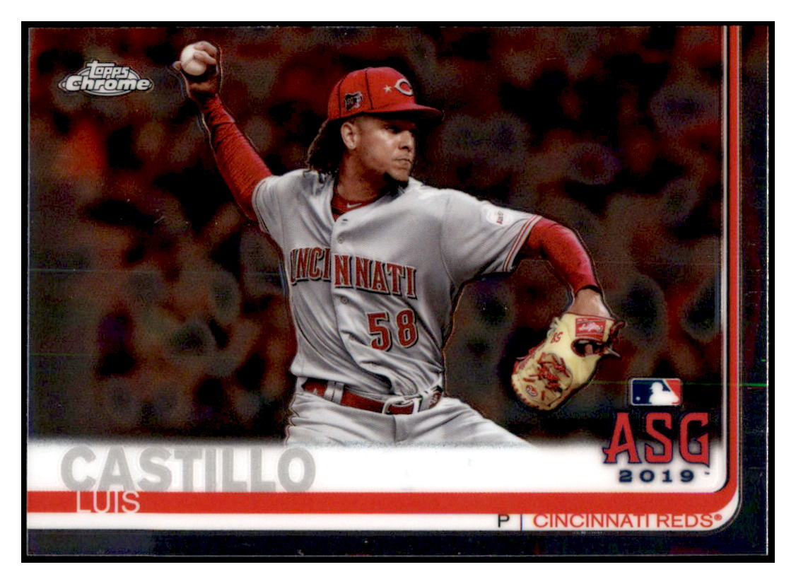 2019 Topps Chrome Update
Edition Luis Castillo ASG Cincinnati
Reds Baseball Card DPT1D simple Xclusive Collectibles