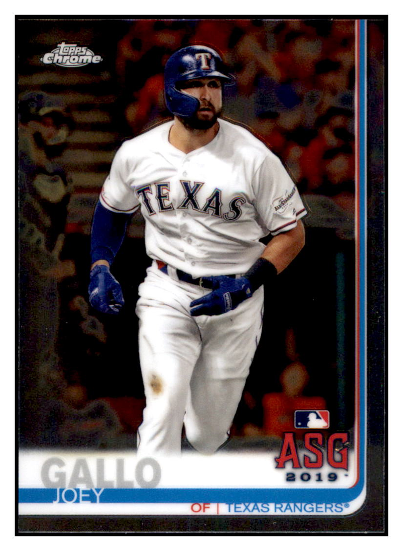 2019 Topps Chrome Update
Edition Joey Gallo ASG Texas Rangers
Baseball Card DPT1D simple Xclusive Collectibles