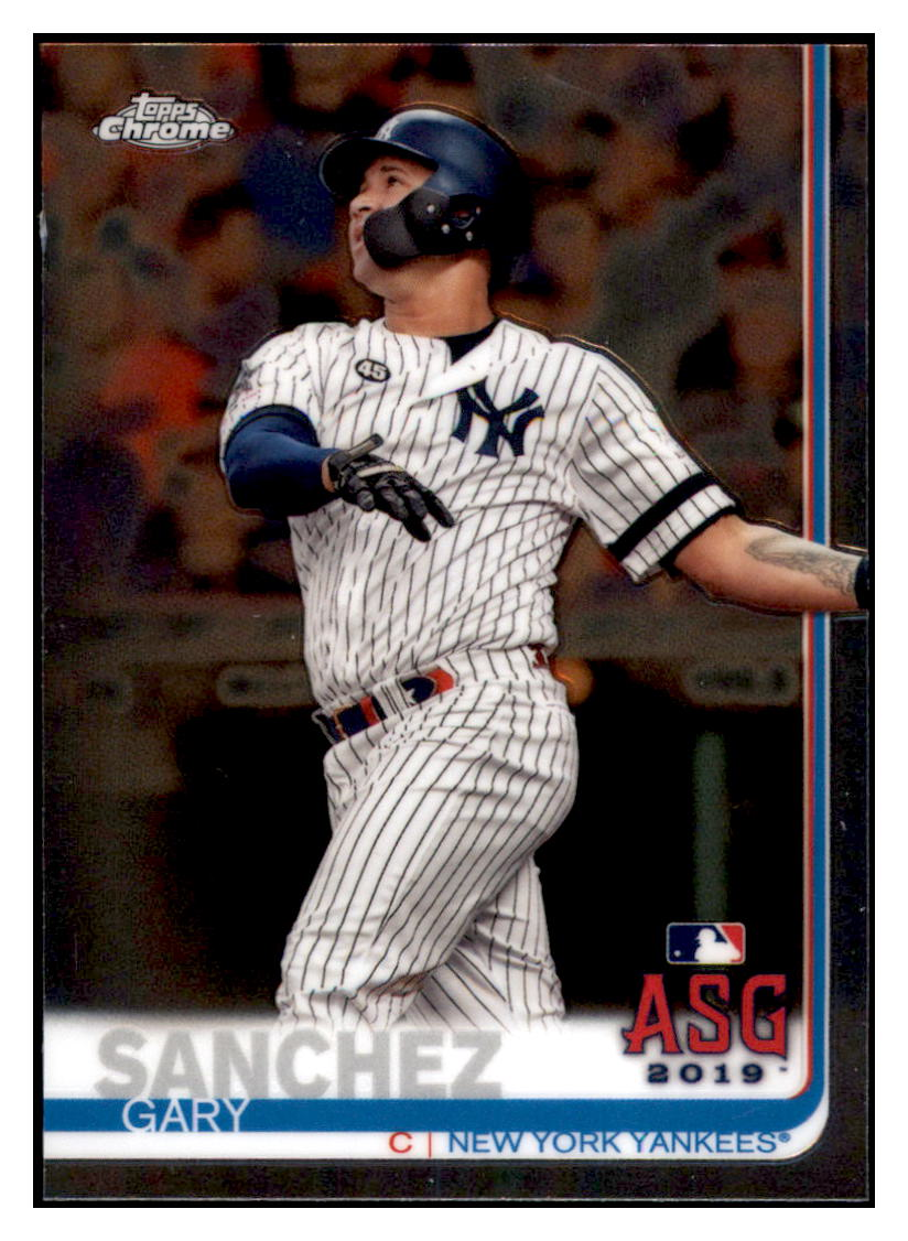 2019 Topps Chrome Update
Edition Gary Sanchez ASG New York
Yankees Baseball Card DPT1D simple Xclusive Collectibles