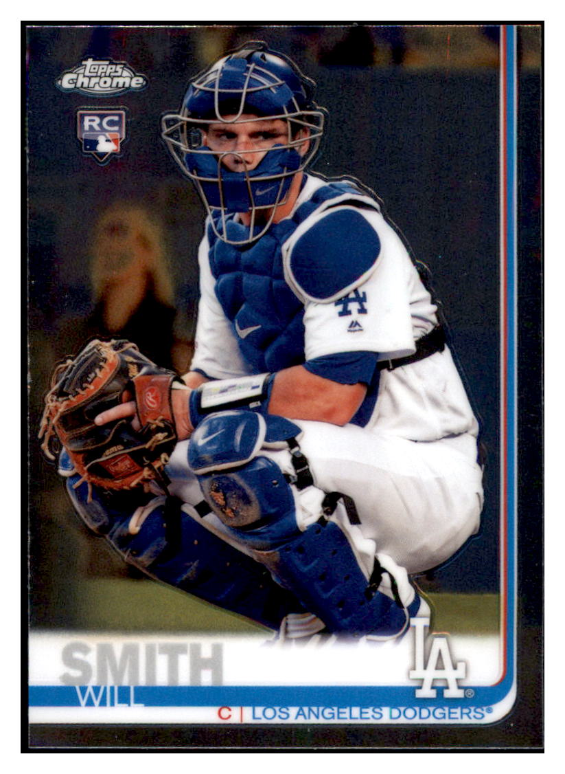 2019 Topps Chrome Update
Will Smith RC Los Angeles
Dodgers Baseball Card DPT1D simple Xclusive Collectibles