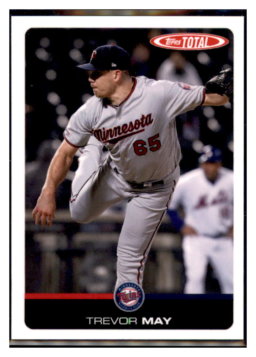 2019 Topps Total Trevor
  May   Minnesota Twins Baseball Card
  DPT1D simple Xclusive Collectibles   
