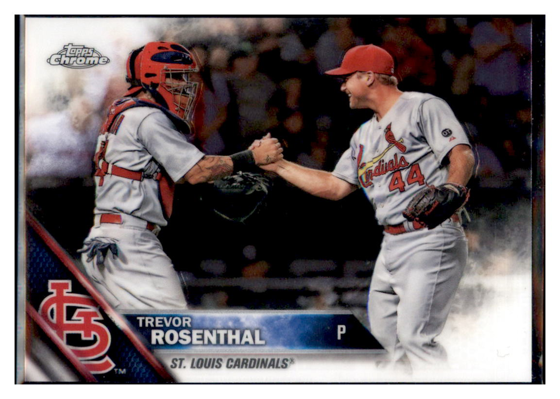 2016 Topps Chrome Trevor
  Rosenthal   St. Louis Cardinals
  Baseball Card DPT1D simple Xclusive Collectibles