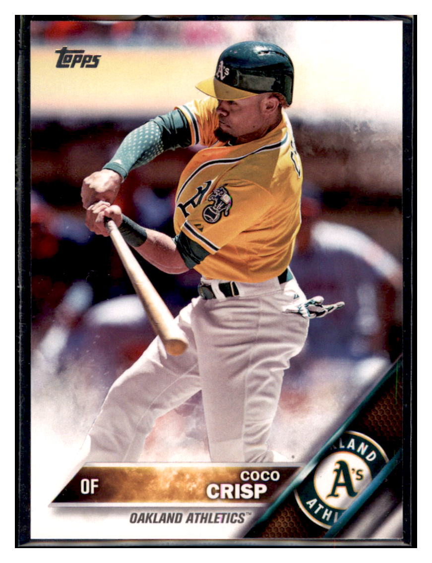 2016 Topps Coco Crisp Oakland Athletics Baseball
  Card DPT1D simple Xclusive Collectibles