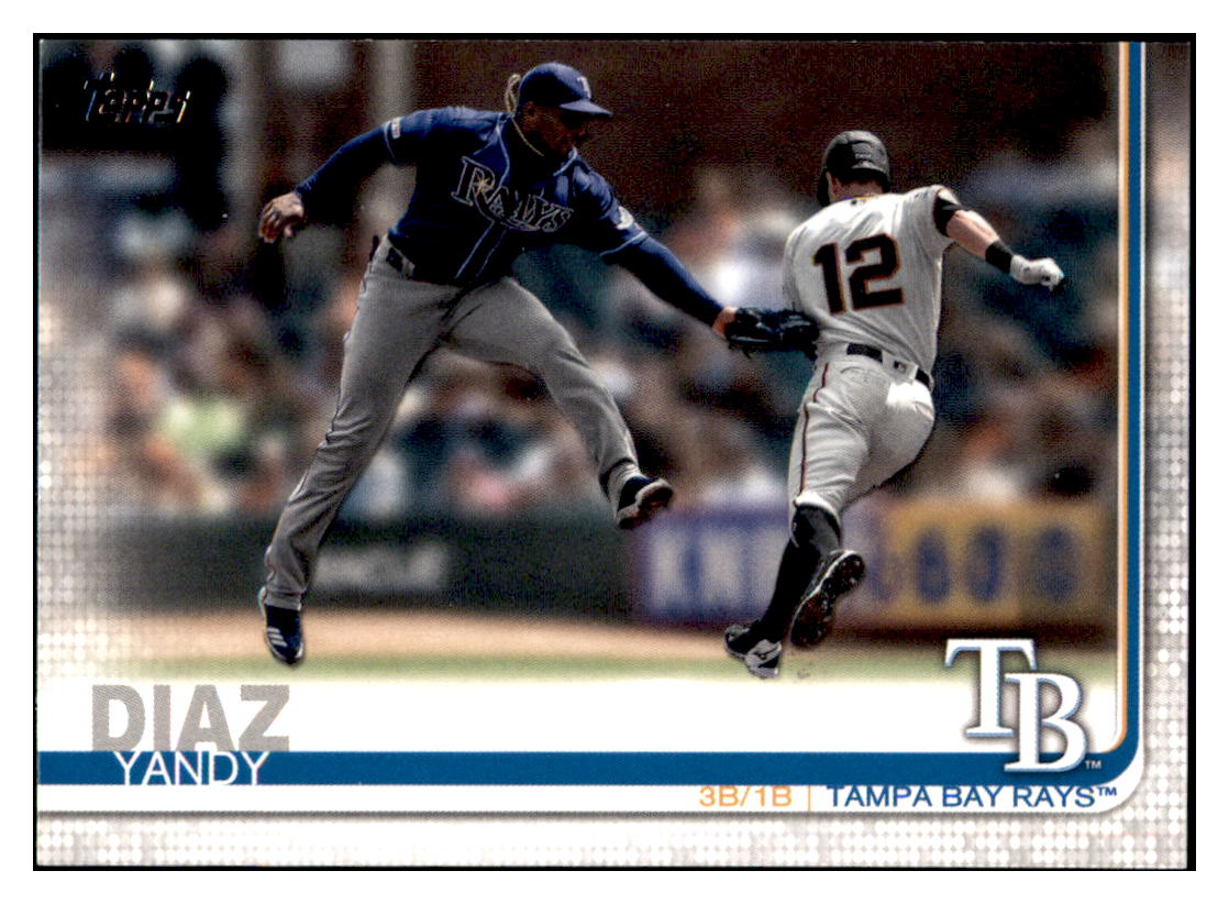 2019 Topps Update Yandy
  Diaz   Tampa Bay Rays Baseball Card
  DPT1D_1a simple Xclusive Collectibles