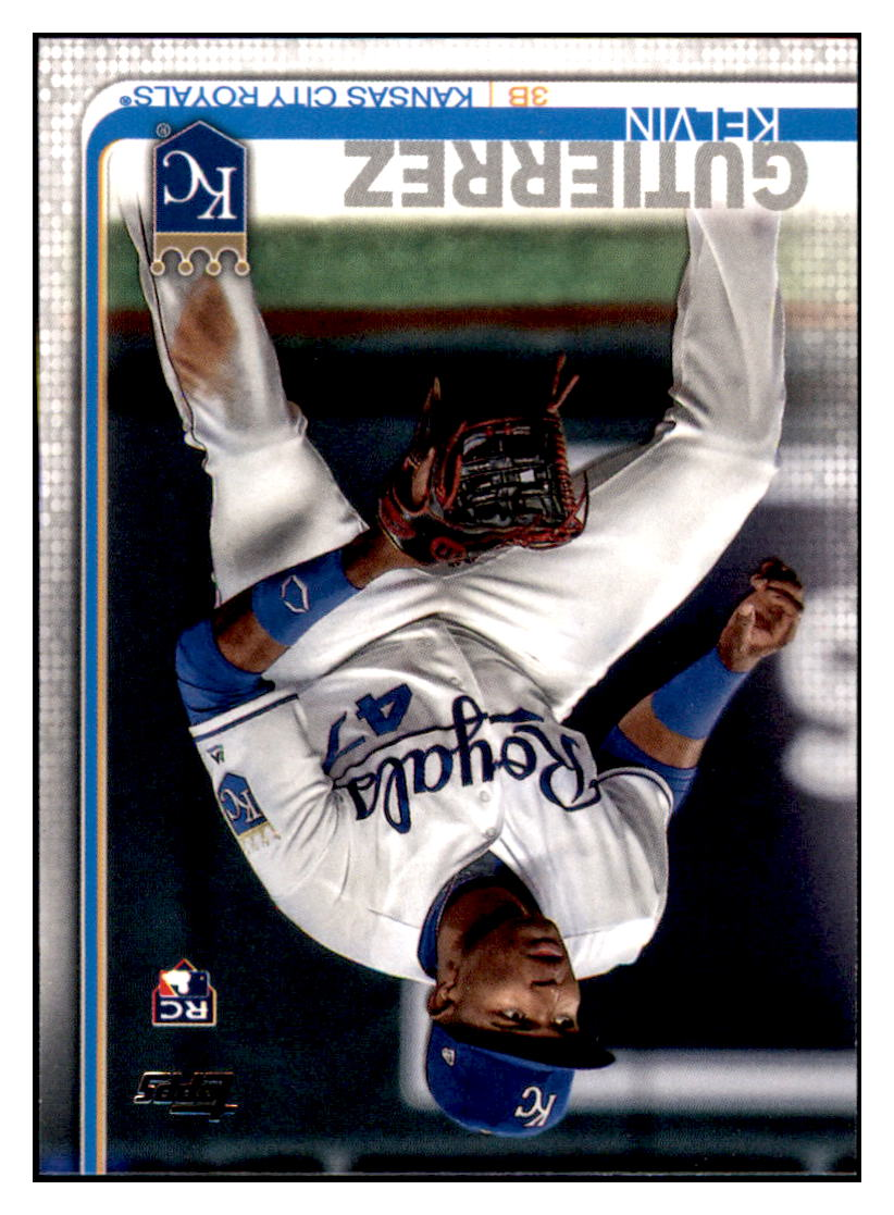 2019 Topps Update Kelvin
  Gutierrez   RC Kansas City Royals
  Baseball Card DPT1D simple Xclusive Collectibles