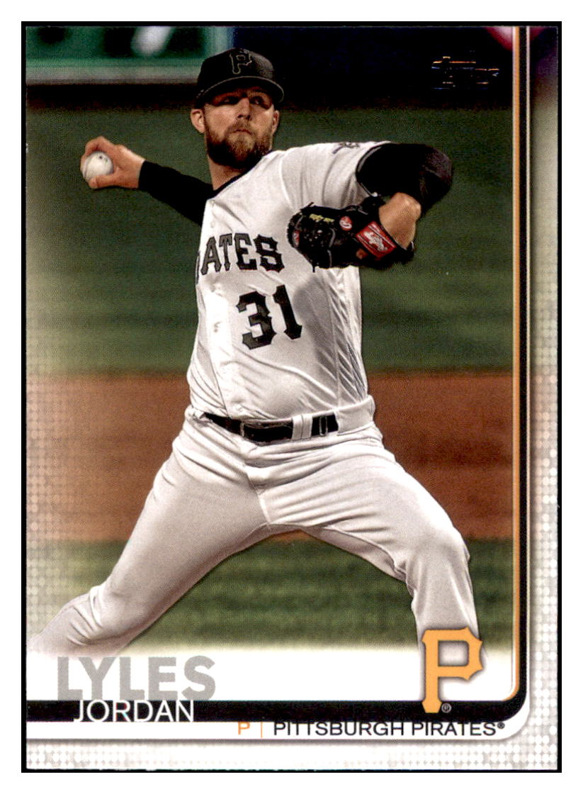 2019 Topps Update Jordan
  Lyles   Pittsburgh Pirates Baseball
  Card DPT1D_1a simple Xclusive Collectibles