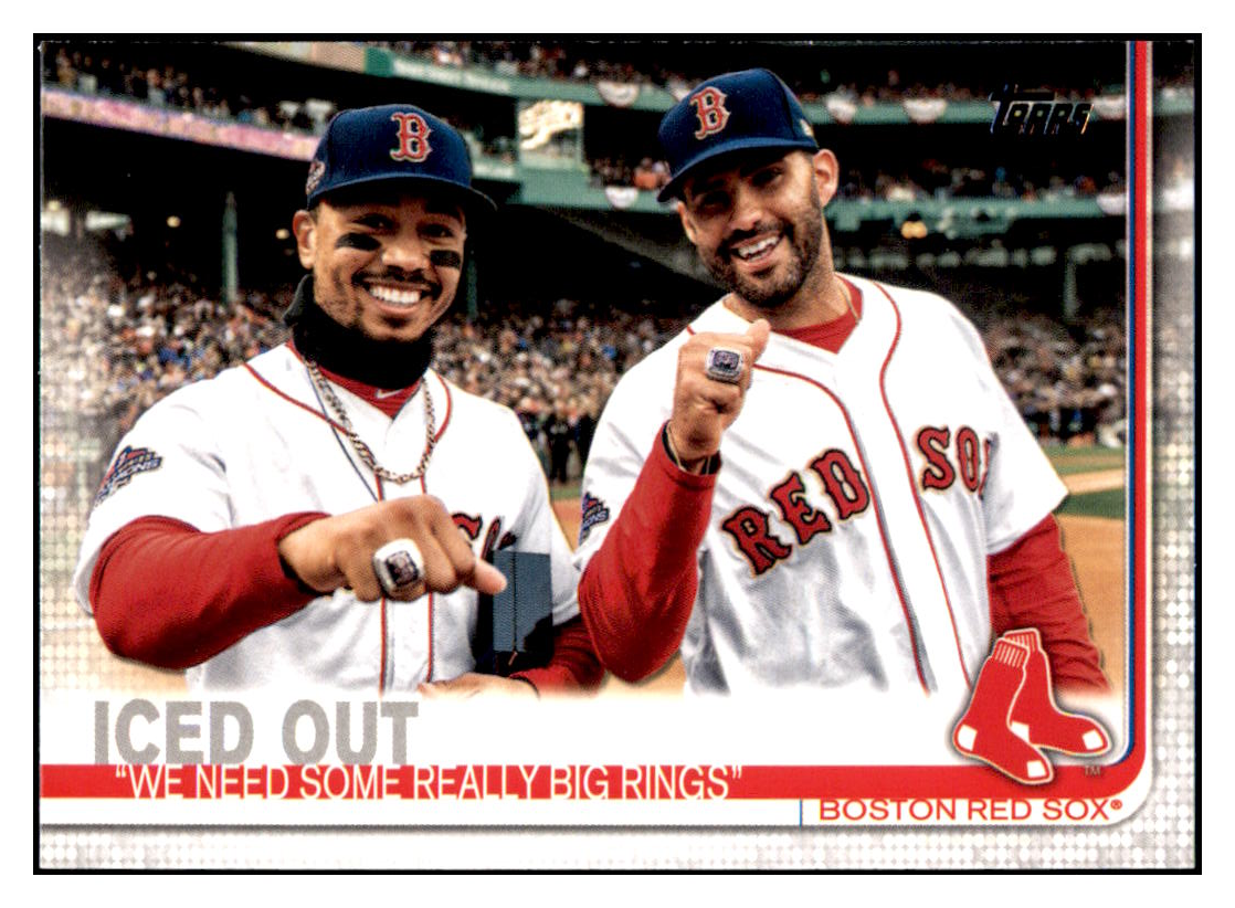 2019 Topps Update Iced Out
VC Boston Red Sox Baseball Card DPT1D simple Xclusive Collectibles