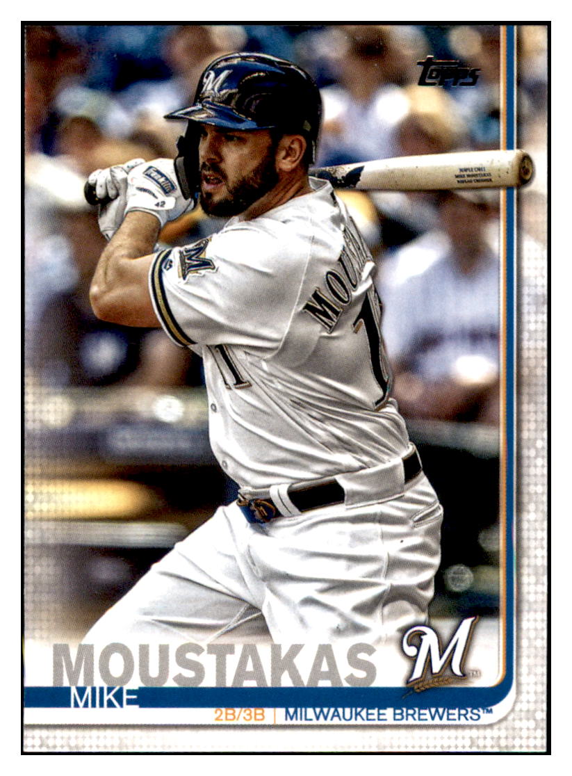 2019 Topps Update Mike
  Moustakas   Milwaukee Brewers Baseball
  Card DPT1D_1a simple Xclusive Collectibles   