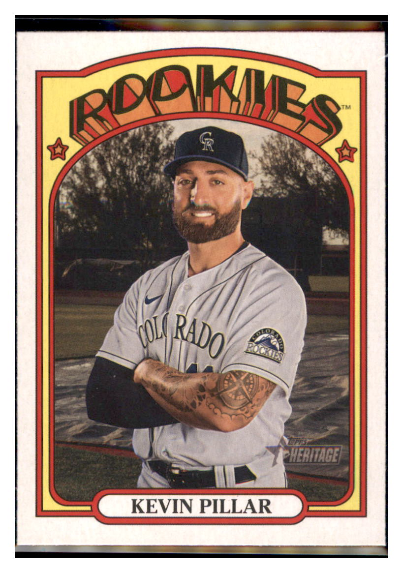 2021 Topps Heritage Kevin
  Pillar   Colorado Rockies Baseball Card
  GMMGA simple Xclusive Collectibles