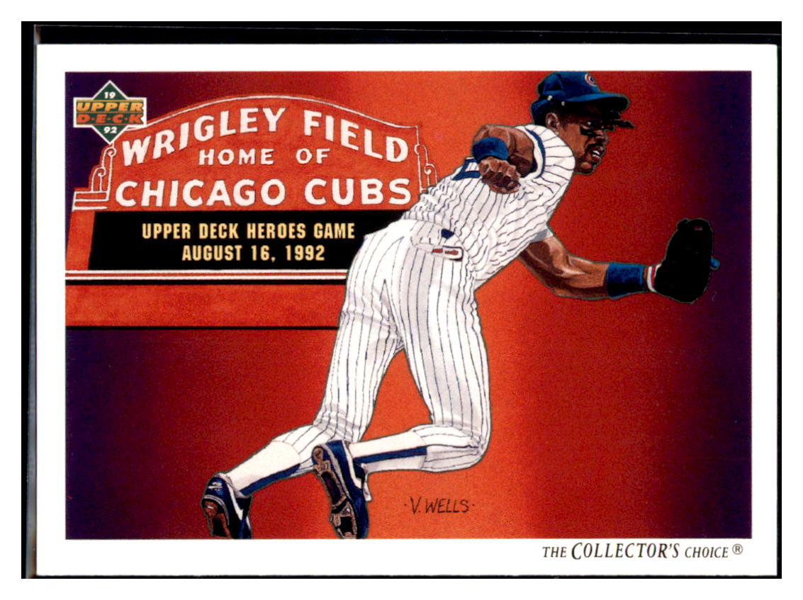 1992 Upper Deck Shawon Dunston TC, CL Chicago Cubs Baseball Card GMMGA