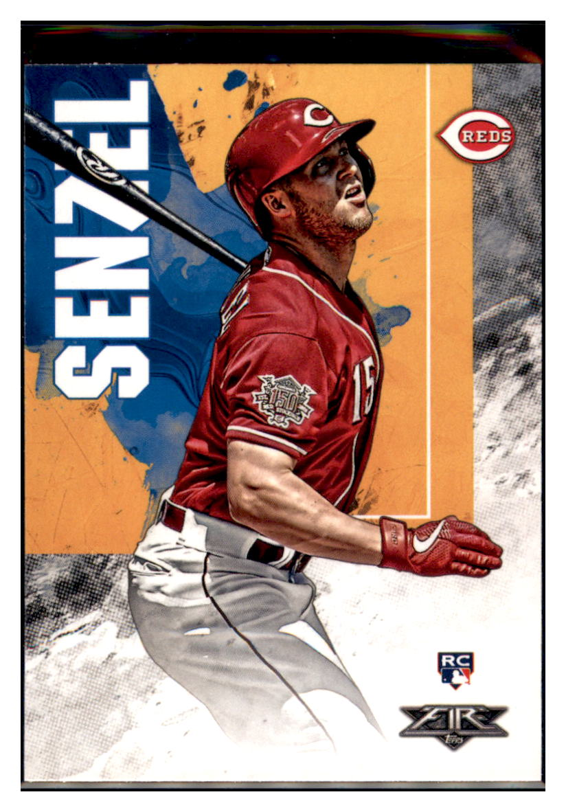 2019 Topps Fire Nick
Senzel RC Cincinnati Reds Baseball
Card GMMGA simple Xclusive Collectibles