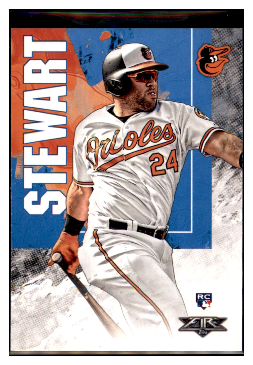 2019 Topps Fire DJ
  Stewart   RC Baltimore Orioles Baseball
  Card GMMGA simple Xclusive Collectibles   