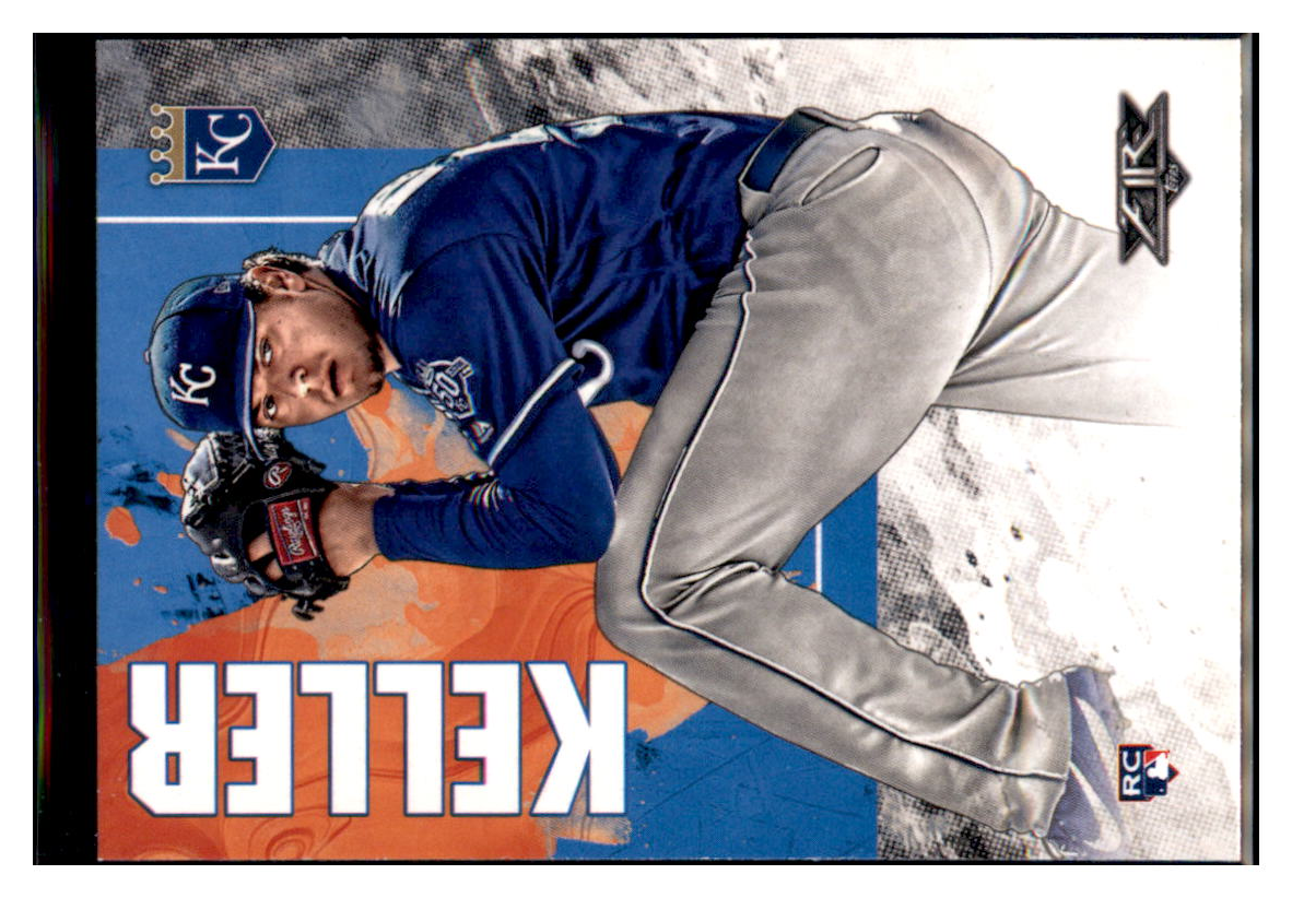 2019 Topps Fire Brad
Keller RC Kansas City Royals Baseball
Card GMMGA simple Xclusive Collectibles