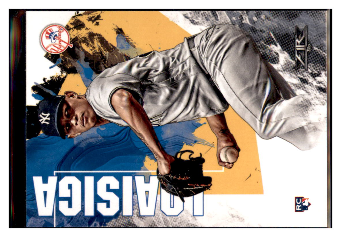 2019 Topps Fire Jonathan
Loaisiga RC New York Yankees Baseball
Card GMMGA simple Xclusive Collectibles