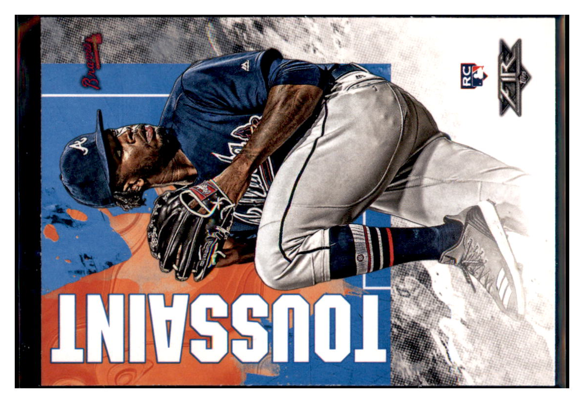 2019 Topps Fire Touki
  Toussaint   RC Atlanta Braves Baseball
  Card GMMGA simple Xclusive Collectibles