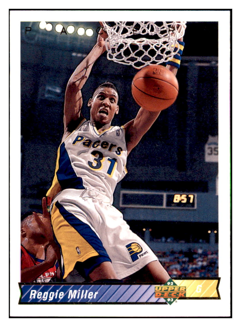 1992 Upper Deck Reggie
  Miller   Indiana Pacers Basketball Card
  GMMGA simple Xclusive Collectibles   