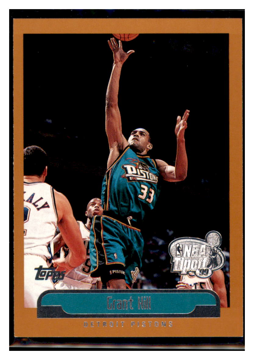 1999 Topps Tipoff Grant
  Hill   Detroit Pistons Basketball Card
  GMMGA simple Xclusive Collectibles