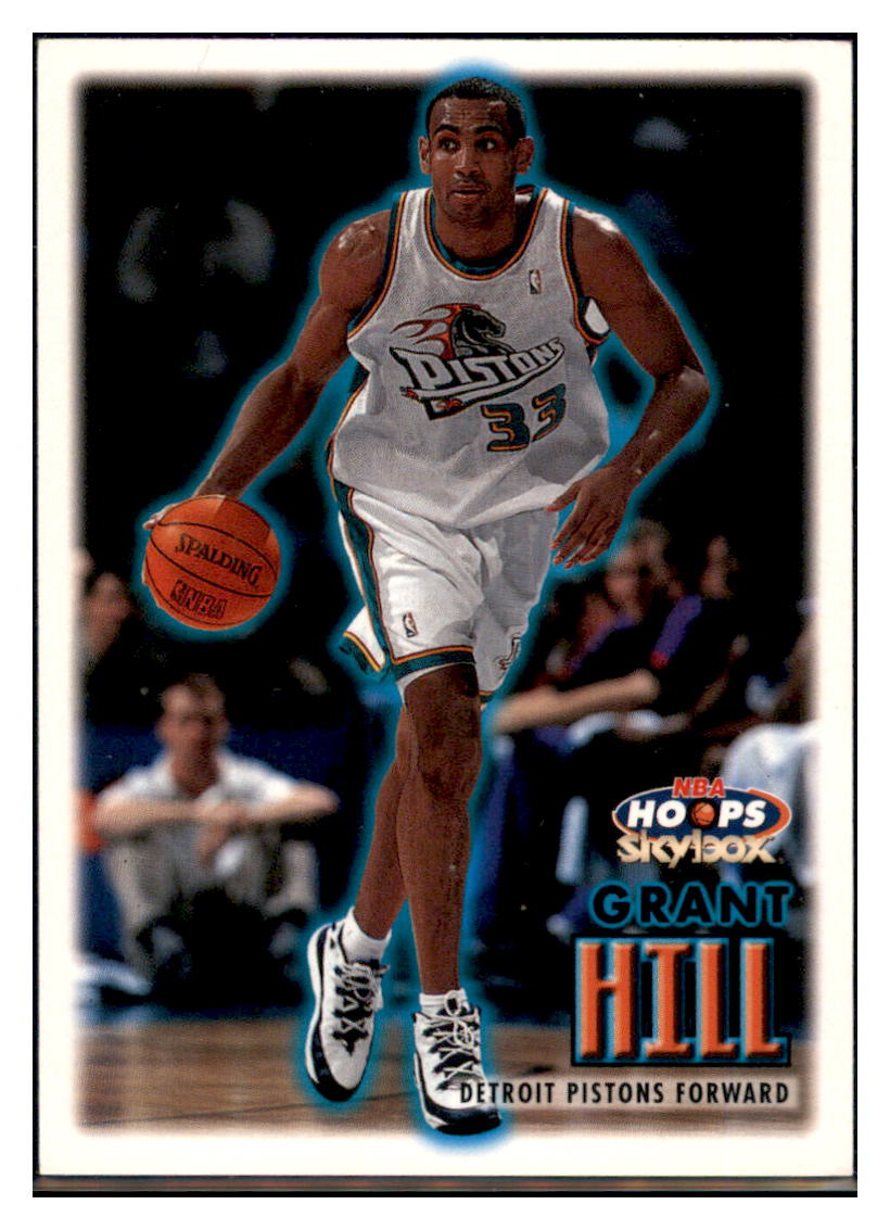 1999 Hoops Grant Hill   Detroit Pistons Basketball Card GMMGA simple Xclusive Collectibles   