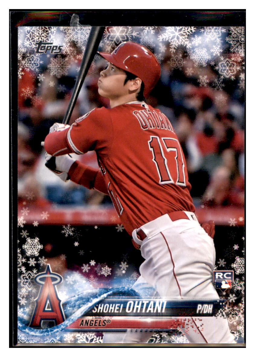 2018 Topps Holiday Shohei
  Ohtani   RC Los Angeles Angels Baseball
  Card GMMGA simple Xclusive Collectibles   
