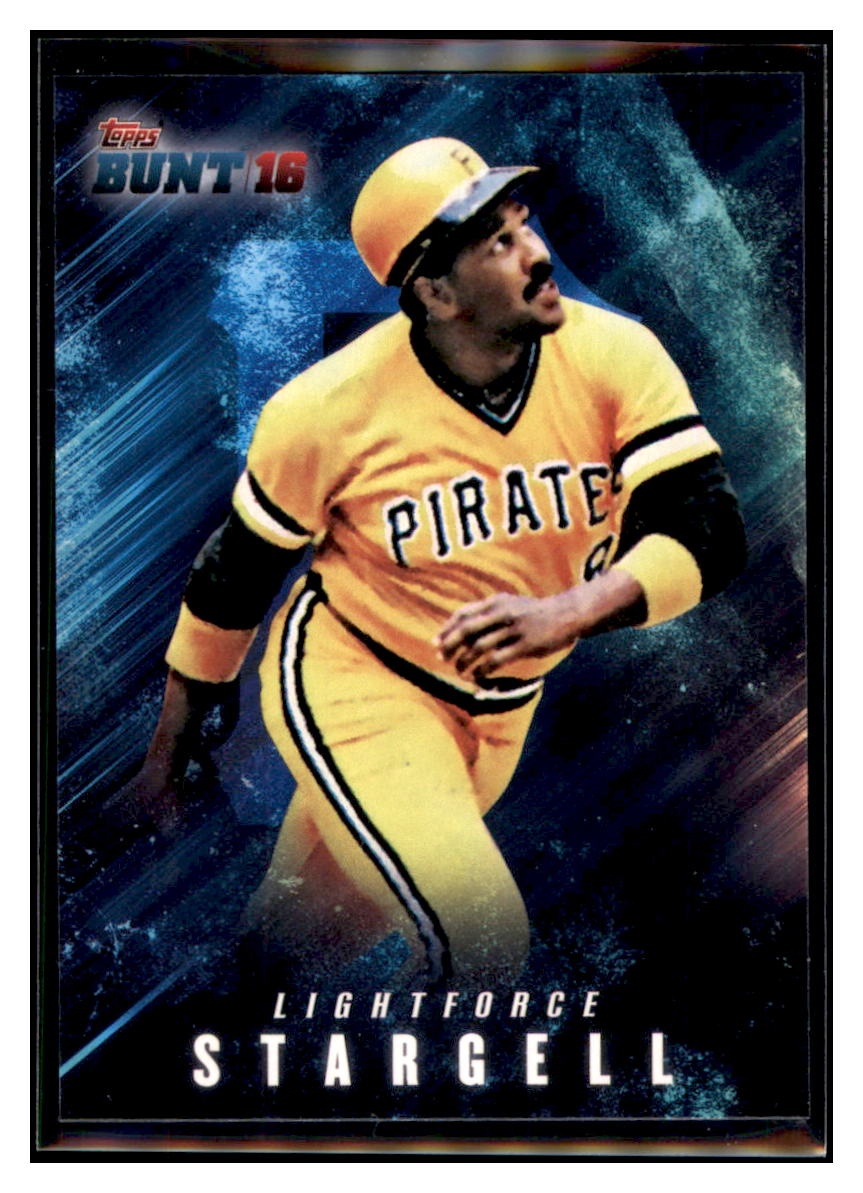 2016 Topps Bunt Willie
  Stargell Light Force  Pittsburgh
  Pirates Baseball Card GMMGA simple Xclusive Collectibles