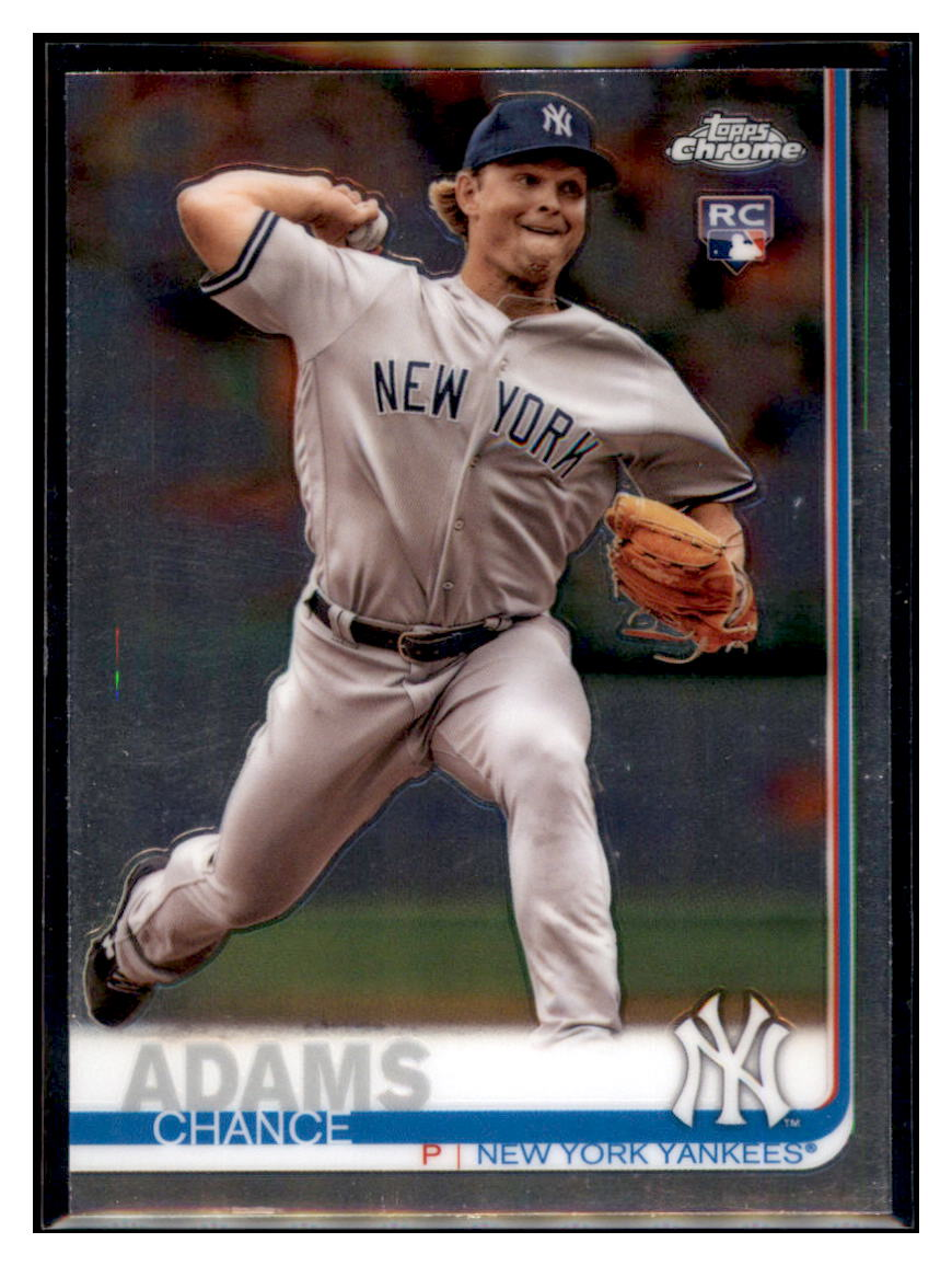 2019 Topps Chrome Chance
Adams RC New York Yankees Baseball
Card GMMGA simple Xclusive Collectibles