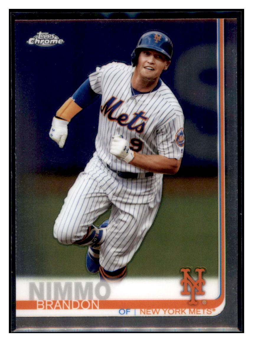 2019 Topps Chrome Brandon
  Nimmo   New York Mets Baseball Card
  GMMGA simple Xclusive Collectibles