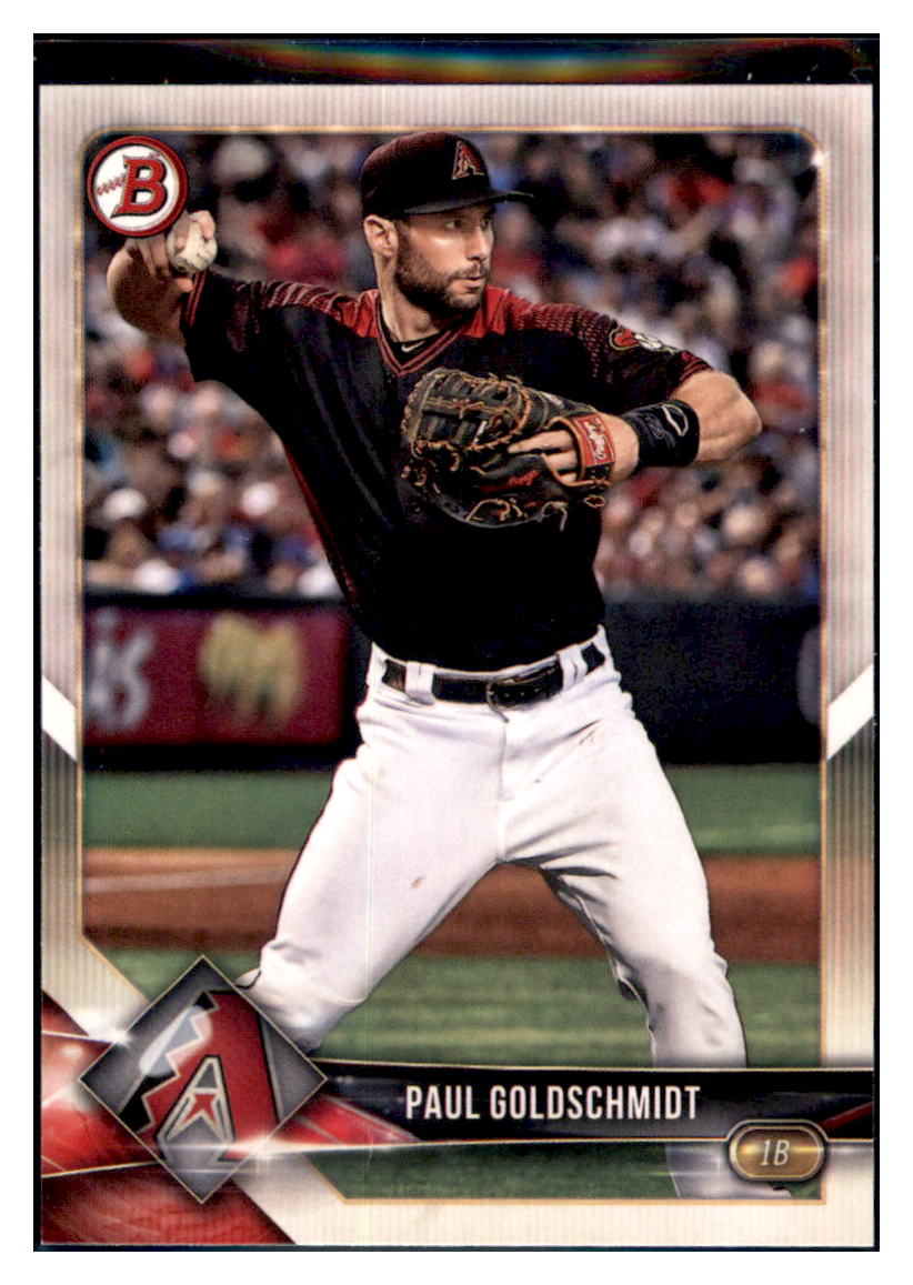 2018 Bowman Paul
Goldschmidt Arizona Diamondbacks
Baseball Card GMMGA simple Xclusive Collectibles
