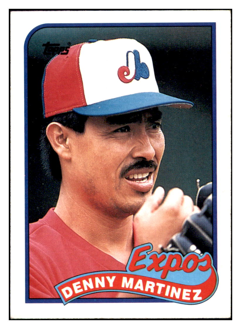 1989 Topps Denny, Martinez Montreal Expos Baseball Card, GMMGA