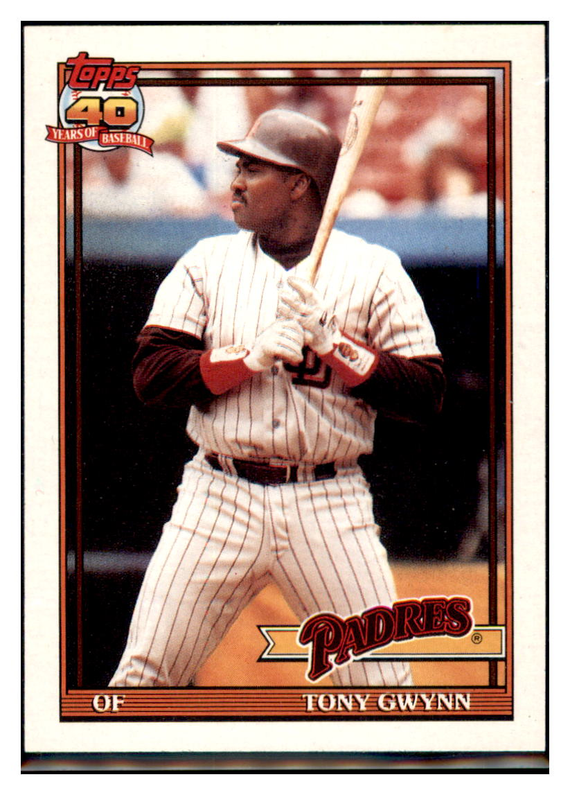 1991 Topps Tony Gwynn San Diego Padres Baseball Card GMMGA simple Xclusive Collectibles