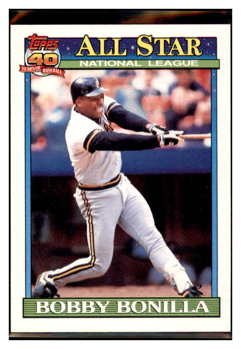 1991 Topps Bobby
  Bonilla   AS, LL Pittsburgh Pirates
  Baseball Card GMMGA_1a simple Xclusive Collectibles