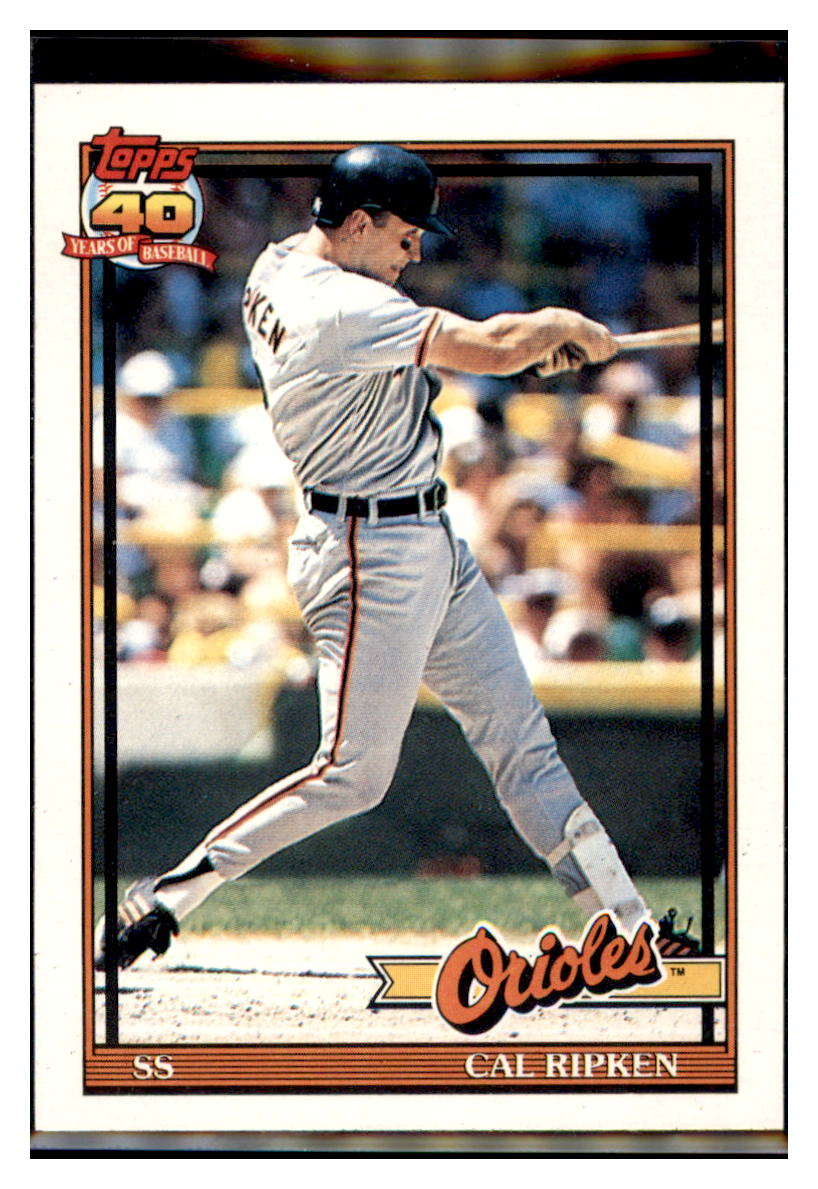 1991 Topps Cal Ripken   Baltimore Orioles Baseball Card GMMGA_1a simple Xclusive Collectibles