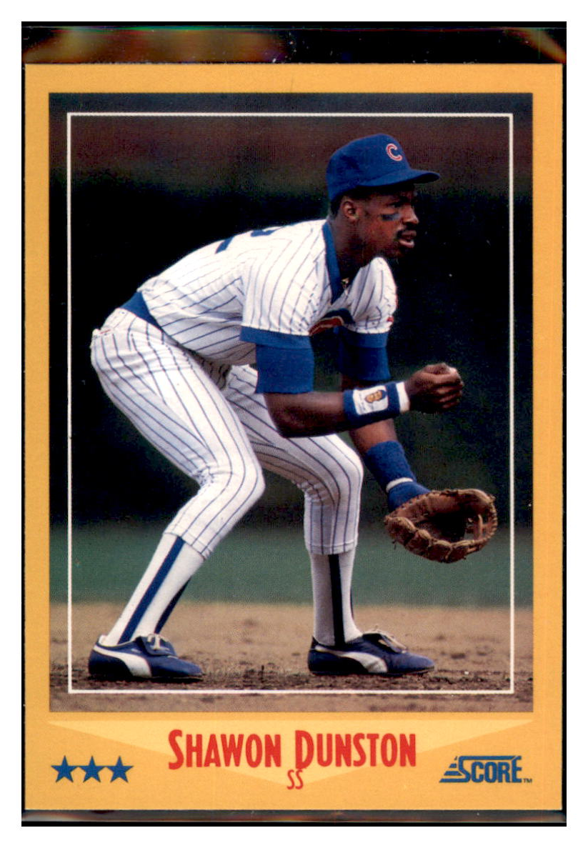1988 Score Shawon
Dunston Chicago Cubs Baseball Card
GMMGA simple Xclusive Collectibles