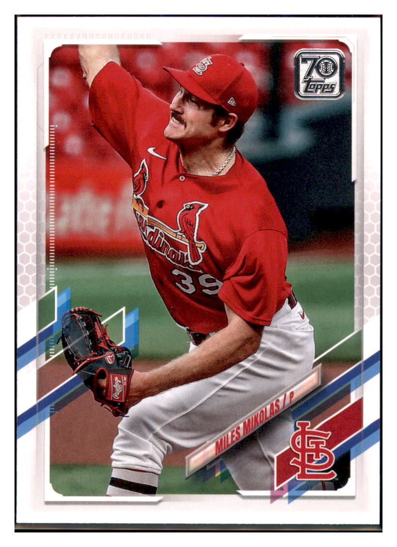2021 Topps Miles
Mikolas St. Louis Cardinals Baseball
Card GMMGB simple Xclusive Collectibles