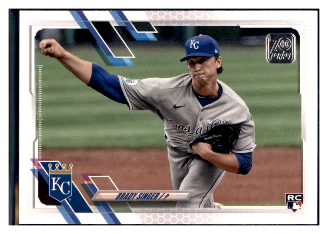 2021 Topps Brady Singer   RC Kansas City Royals Baseball Card GMMGB simple Xclusive Collectibles