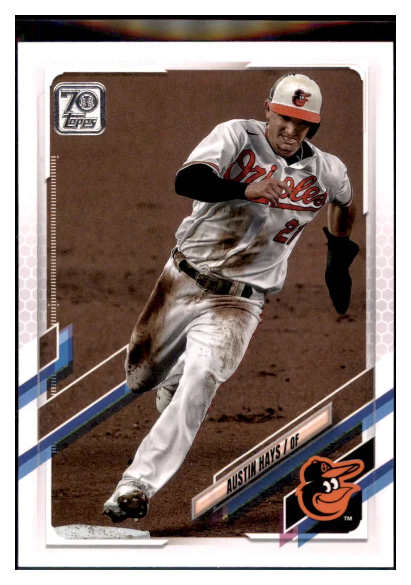 2021 Topps Austin Hays Baltimore Orioles Baseball Card GMMGB simple Xclusive Collectibles