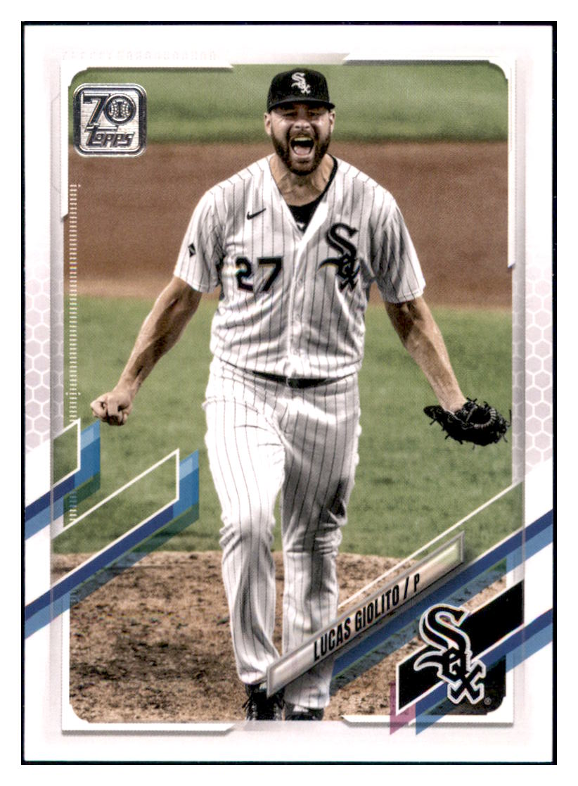 2021 Topps Lucas
  Giolito   Chicago White Sox Baseball
  Card GMMGB simple Xclusive Collectibles